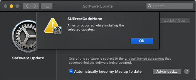 the latest software update for mac os x